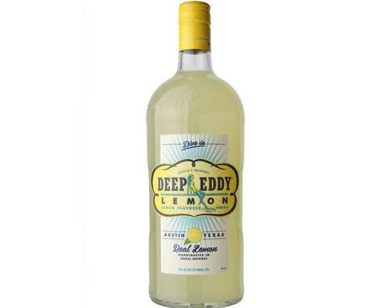 Order Deep Eddy Lemon, 1.75L vodka (35.0% ABV) food online from Woodbury Wine & Spirits store, ORLANDO on bringmethat.com