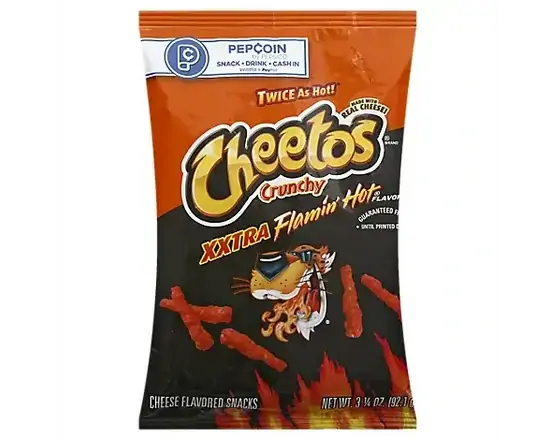 Order Cheetos Crunchy Xxtra Flamin Hot Xxvl 3.25z food online from Circle K store, Simi Valley on bringmethat.com
