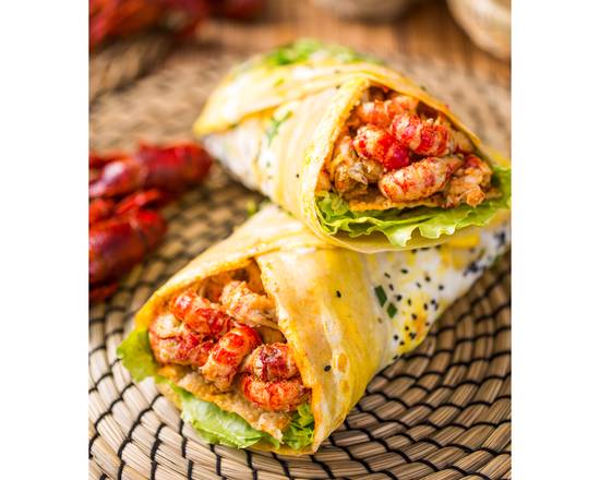 Order 小龙虾煎饼 Crawfish Crepe food online from Meandcrepe store, Rowland Heights on bringmethat.com