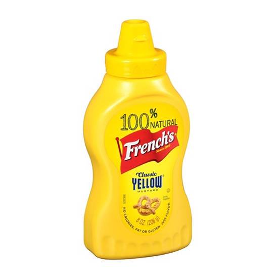 Order French's Mustard Squeeze Bottle 8oz food online from Gilligan Retail store, Prescott on bringmethat.com