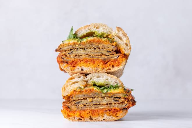 Order The Eggplant Parm food online from Ggiata Delicatessen store, Los Angeles on bringmethat.com