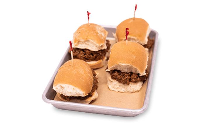 Order Sloppy Joe Sliders Appetizer food online from Famous Dave's store, Woodbury on bringmethat.com