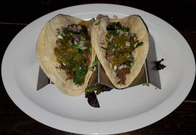 Order Traditional Tacos (2) food online from La Posada Restaurant & Buffet store, Somerville on bringmethat.com