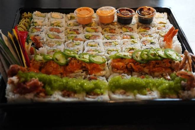 Order Sushi Roll Platter 80pcs food online from #35 store, Seattle on bringmethat.com