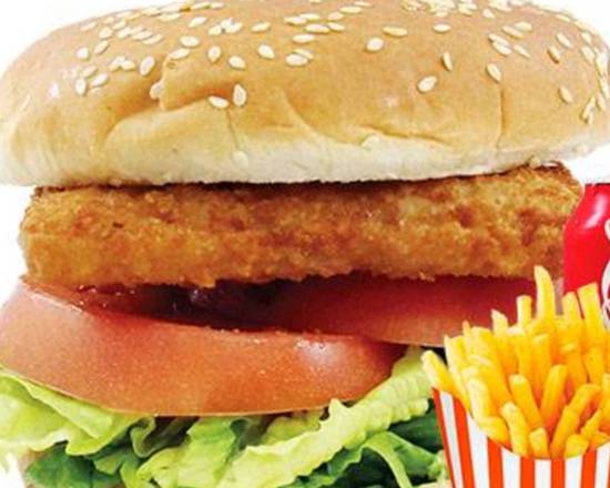 Order Fish Sandwich only food online from Kennedy Fried Chicken store, The Bronx on bringmethat.com
