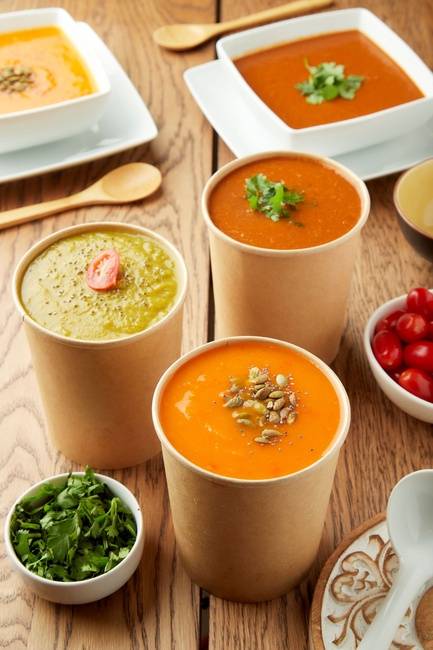 Order Family Elixir Broccoli Cream Soup food online from Roots Juice Bar store, Miami on bringmethat.com
