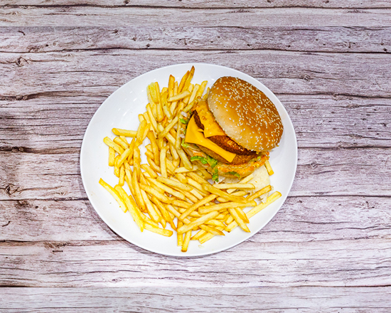Menu chicken burger