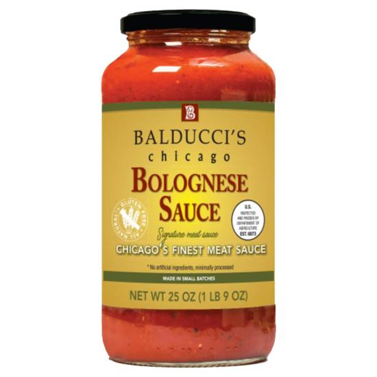 Order Balducci's Bolognese Pasta Sauce 25oz food online from Everyday Needs by Gopuff store, Melrose Park on bringmethat.com