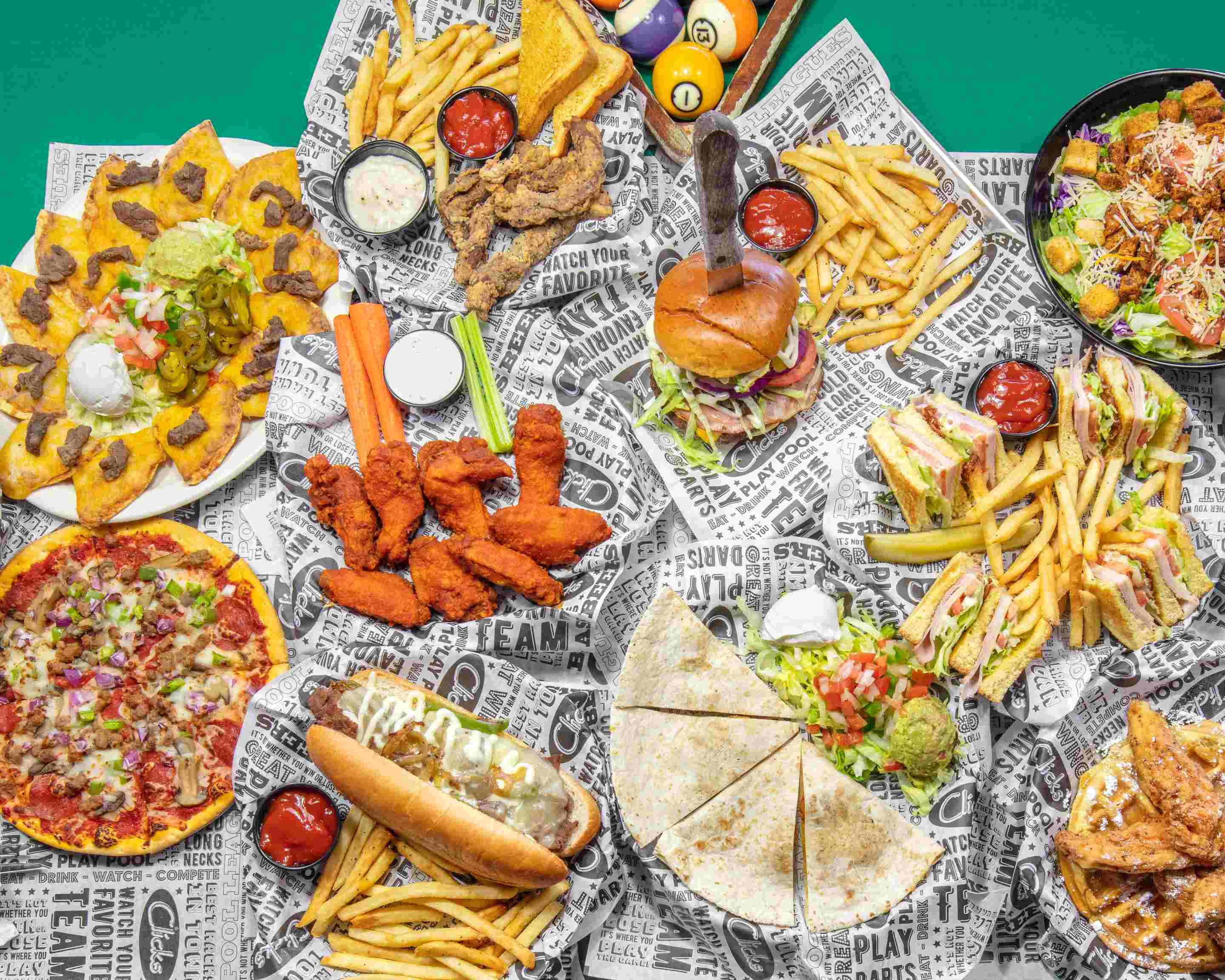 Order Clicks Sports Cafe (Arlington) Menu Delivery【Menu & Prices】 Arlington Uber Eats