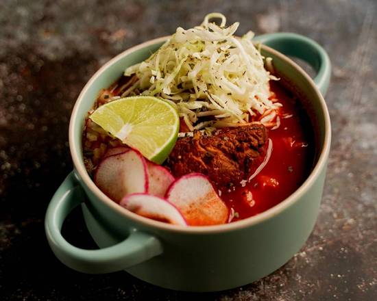 Order Pozole Rojo lg food online from Chao Pescao store, San Francisco on bringmethat.com