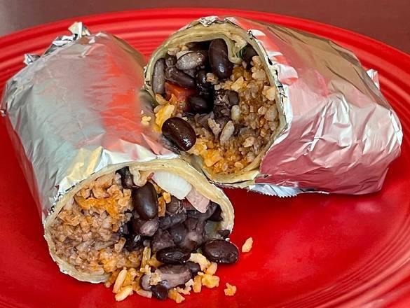 Order El Barrio Rice and Beans Burrito by Papalote food online from Barzotto store, Palo Alto on bringmethat.com