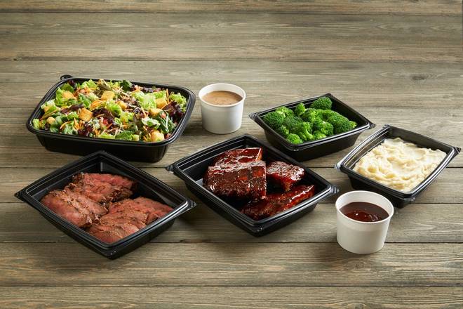 Order Tri-Tip & Ribs Bundle food online from Bj Restaurant & Brewhouse store, San Diego on bringmethat.com