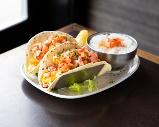 Order Crispy Fish Tacos food online from 730 Tavern Kitchen store, Cambridge on bringmethat.com