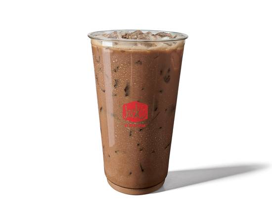 Order Large Mocha Sweet Cream Iced Coffee food online from Jack In The Box store, Castaic on bringmethat.com