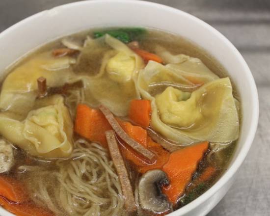 Order Wonton Noodle Soup food online from Enjoy Vegetarian Restaurant store, San Francisco on bringmethat.com