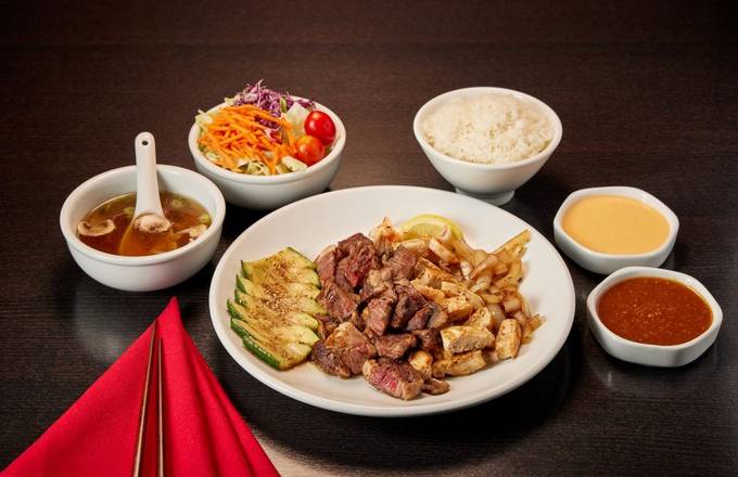 Order *NEW* HIBACHI RIBEYE & CHICKEN  food online from Samurai store, Miami on bringmethat.com