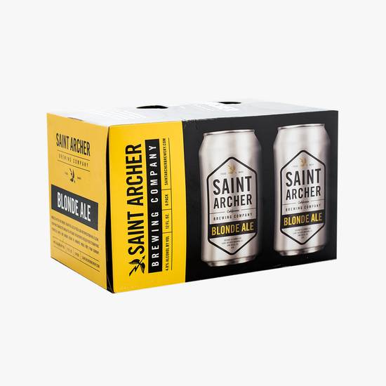 Order Saint Archer Blonde Ale food online from The Village Store store, San Diego on bringmethat.com