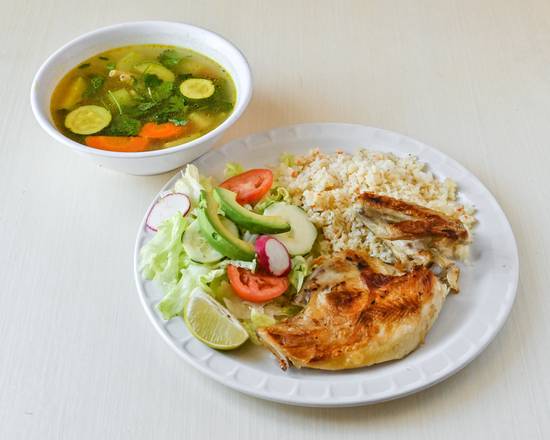 Order Sopa de Gallina food online from El Nuevo Mirador Restaurant store, Los Angeles on bringmethat.com
