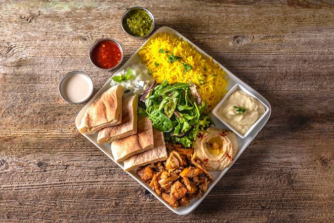 Order Protein Plate food online from Sajj store, San Francisco on bringmethat.com