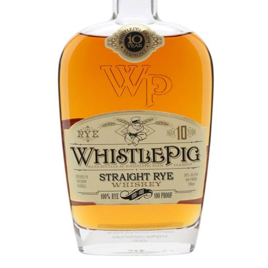 Order Whistlepig Straight Rye 10 Year food online from Santa Monica Liquor store, Santa Monica on bringmethat.com