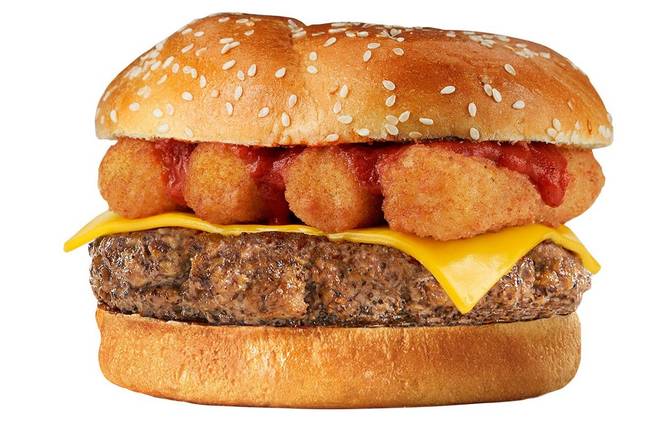 Order Mad for Mozza Burger food online from The Burger Den store, Brandon on bringmethat.com