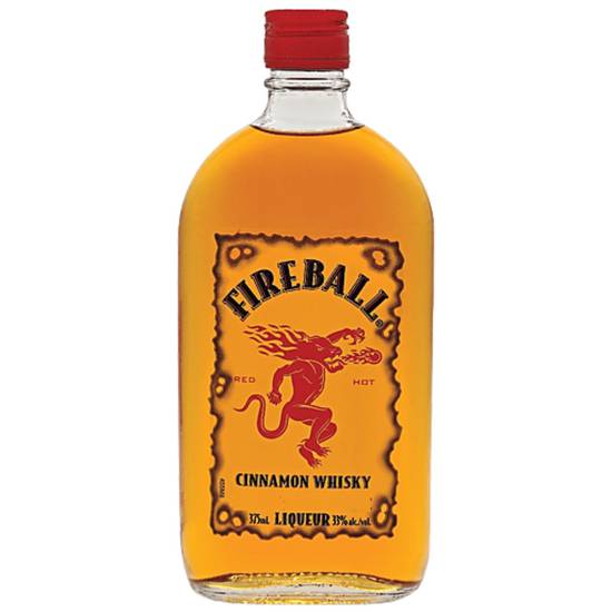 Order FIREBALL CINNAMON WHISKY 375ML food online from Rocky Liquor store, Claremont on bringmethat.com