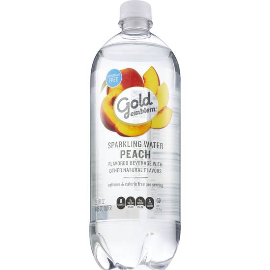 Order Gold Emblem Sparkling Water 33.8 OZ, Peach food online from Cvs store, SUNNYVALE on bringmethat.com