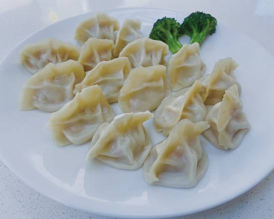 Order 2.3 Pork&Celery Dumpling(6pc)猪肉西芹饺子 food online from Shandong Bao House store, Seattle on bringmethat.com