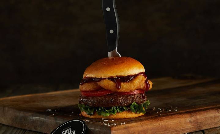 Order Texas BBQ Burger food online from Hey Burger store, Kendall on bringmethat.com