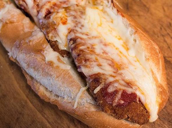 Order Chicken Parmigiana Hero food online from NYPD Pizza store, Orlando on bringmethat.com