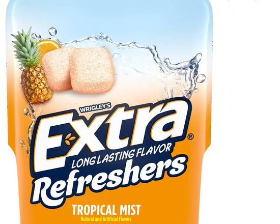 Order EXTRA Refreshers Tropical Mist Chewing Gum, 40 Pieces food online from Trumbull Super Stop store, Trumbull on bringmethat.com