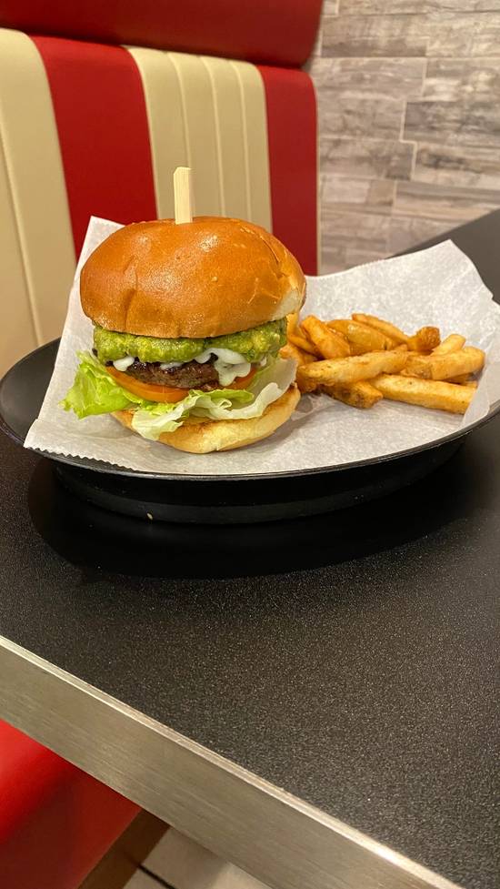Order California Burger food online from Habeeb Grill By Pita Grill And Creperie store, Franklin on bringmethat.com