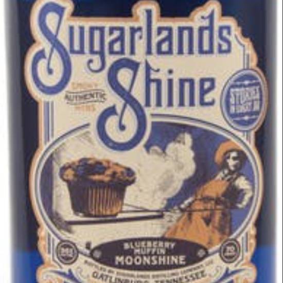 Order SUGARLANDS MOONSHINE BLUEBERRY MUFFIN 750ML 35%ABV  food online from Princess Liquors store, Port Saint Lucie on bringmethat.com