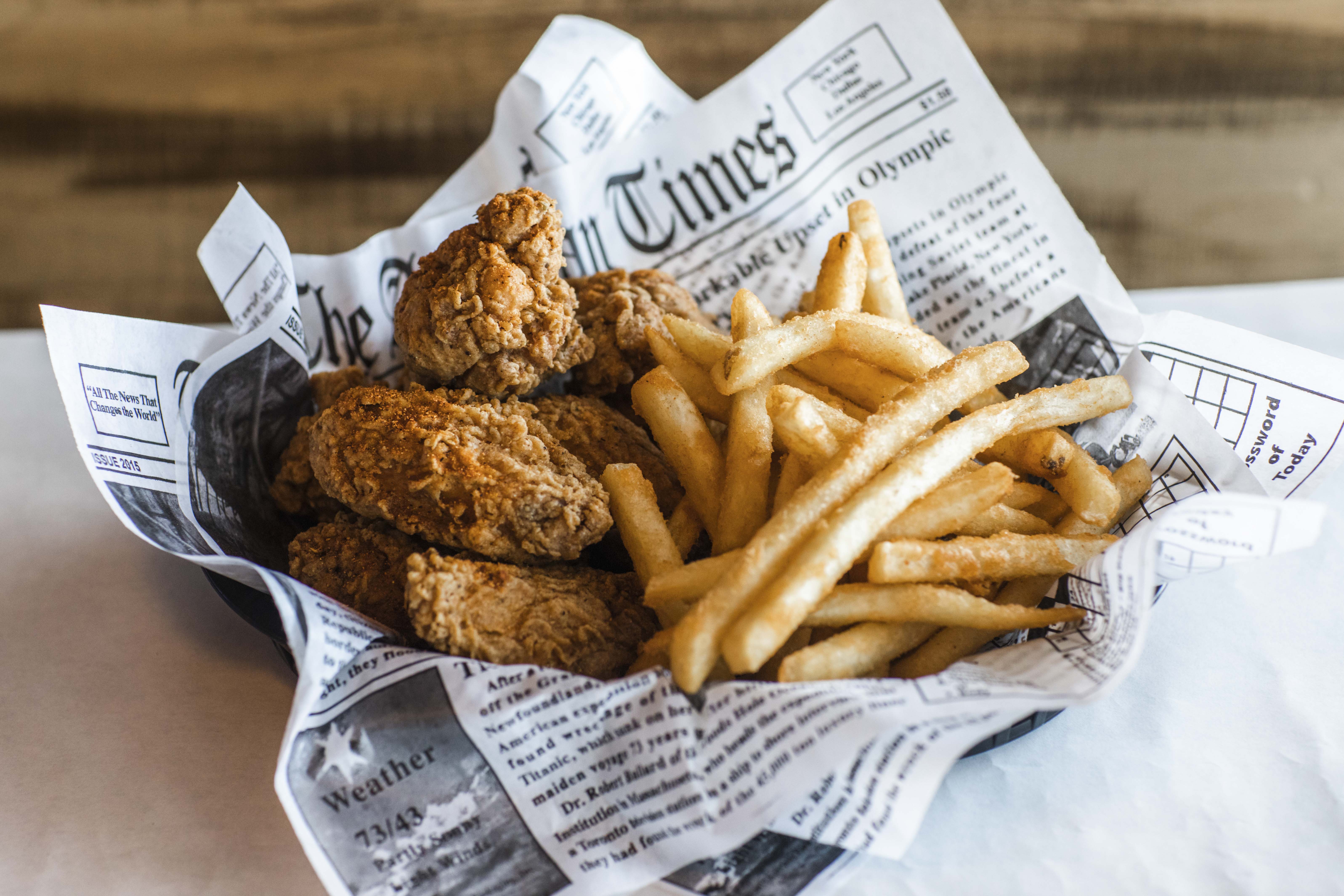 Order Wings Basket food online from Hook & Reel Cajun Seafood store, lubbock on bringmethat.com