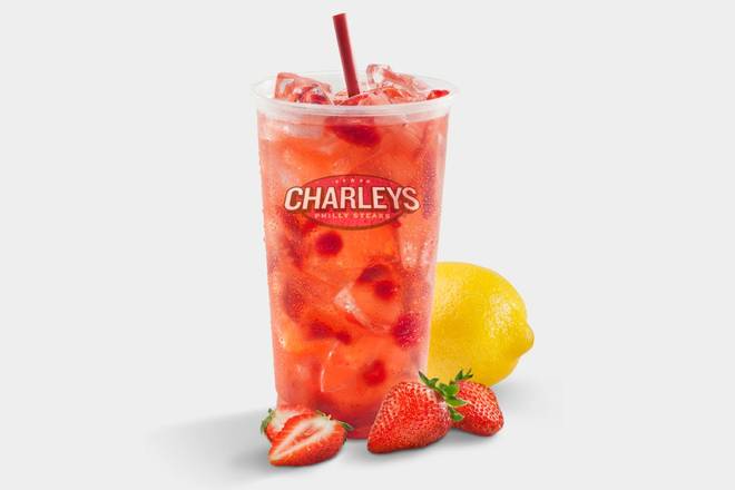 Order STRAWBERRY LEMONADE food online from Charleys Cheesesteaks store, Arlington on bringmethat.com