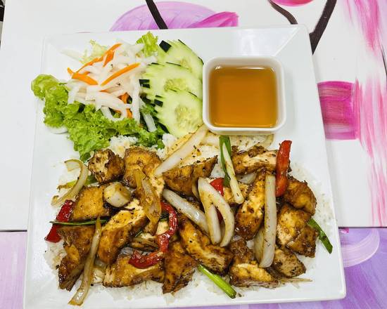 Order V14. Lemongrass Tofu food online from Pho Binh Minh store, Maple Valley on bringmethat.com