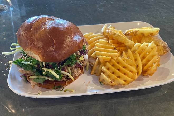 Order Pulled Pork food online from Tradition's Restaurant store, West Fargo on bringmethat.com