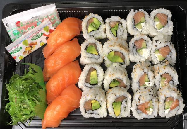 Order Salmon Sushi Bento food online from #35 store, Seattle on bringmethat.com