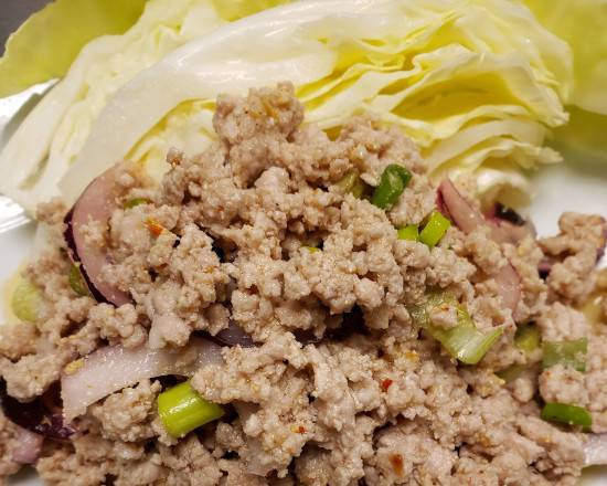 Order 16 Larb Salad food online from Suthathip Thai Restaurant store, Anaheim on bringmethat.com