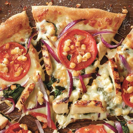 Order Grilled Chicken Florentine Pizza food online from Marcos Pizza store, Aurora on bringmethat.com
