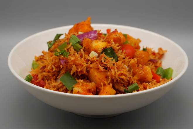 Order Paneer 65 Fried Rice food online from Inchin Bamboo Garden store, Nashville on bringmethat.com