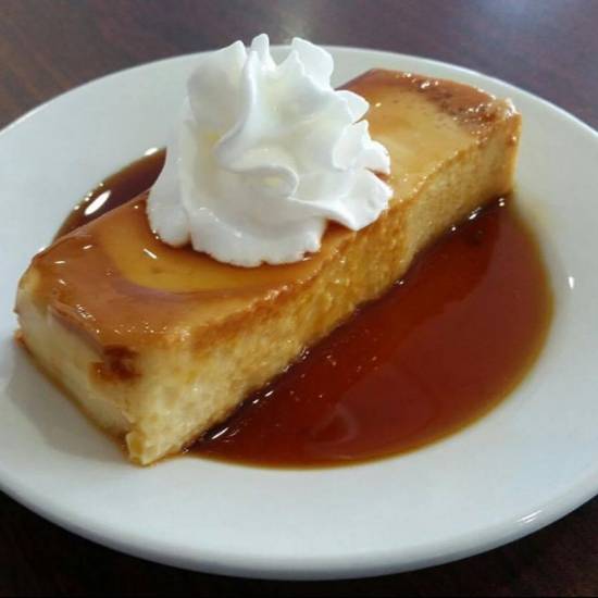 Order Homemade Flan food online from La Cubanita Pizzeria Corp store, Hialeah Gardens on bringmethat.com