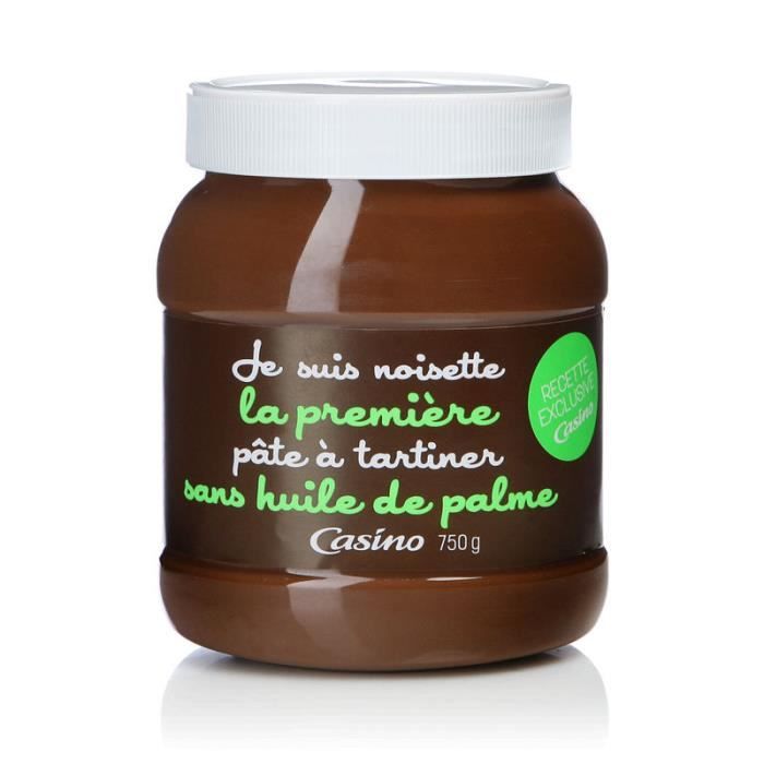 Pâte à tartiner Choco sans huile de Palme Bio 750gr