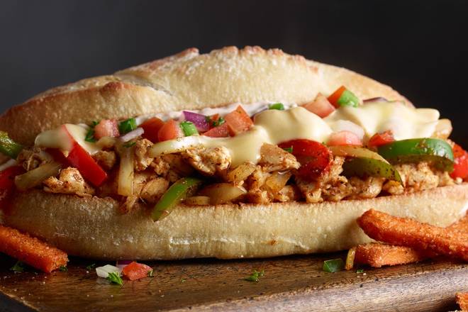 Order CAJUN CHICKEN PHILLY food online from 54th Street Restaurant & Drafthouse store, Live Oak on bringmethat.com