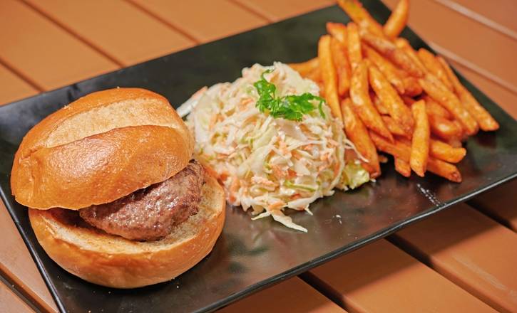 Order Burger Platter food online from Holy Schnitzel store, Aventura on bringmethat.com