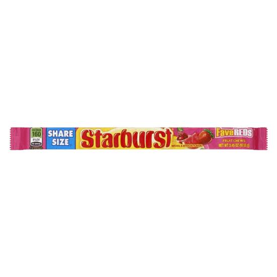 Order Starburst Fav Reds Share Size 3.45oz food online from Casey store, Carter Lake on bringmethat.com