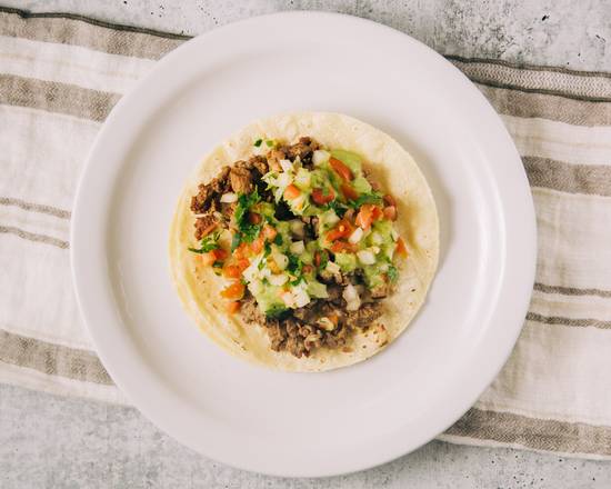 Order Carne Asada Taco food online from Betos Mexican Restaurant store, Salt Lake City on bringmethat.com