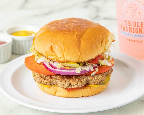 Order Hamburger food online from Ye Ole Fashioned Ice Cream and Sandwich Cafe store, Summerville on bringmethat.com