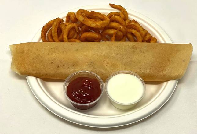 Order Kid's Mini Dosa with French Fries food online from Chowpatty store, Woodbridge Township on bringmethat.com