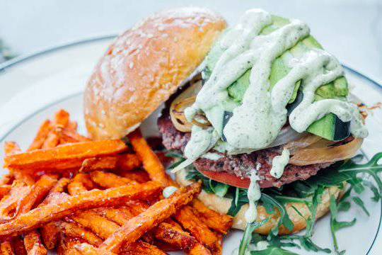 Order Impossible Cool Greens Burger food online from Daily Grill store, Houston on bringmethat.com